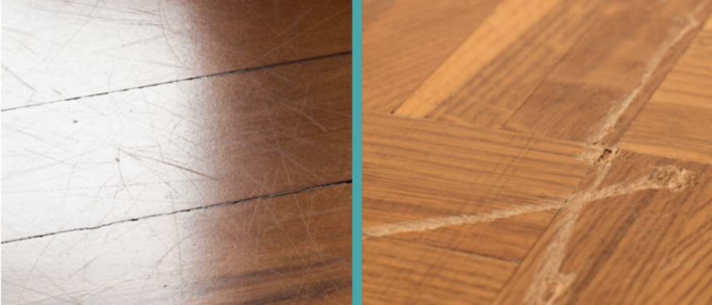 Scratch on Hardwood floor