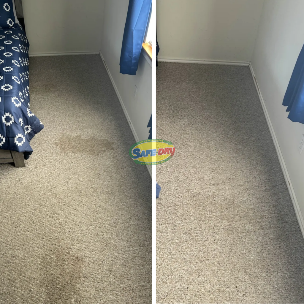 Before and After Carpet Cleaning